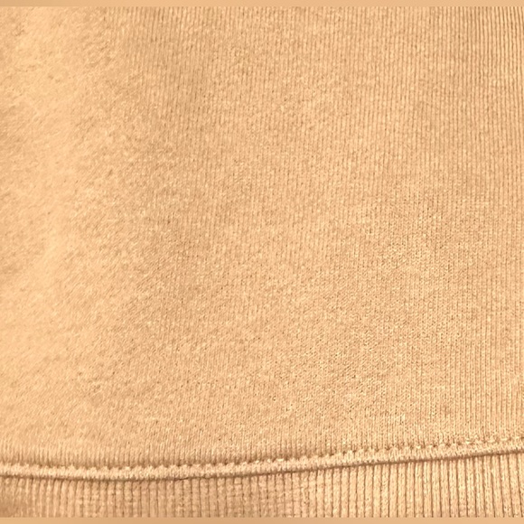 NWOT Tommy Hilfiger Tan Plaid Sleeve Terry Top Sz M - Picture 10 of 12